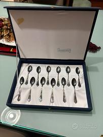 Cofanetto 12 cucchiaini argento 800