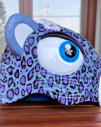 Casco bambino CrazySafety Leopard con luce LED