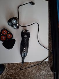 Rasoio elettrico uomo - 3 testine sostituibili