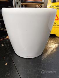 Vaso lechuza bianco lucido