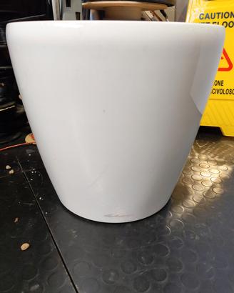 Vaso lechuza bianco lucido