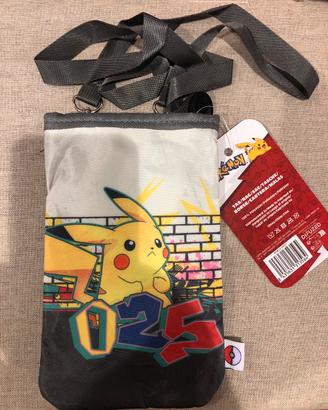 portatelefono con tracolla Pikachu