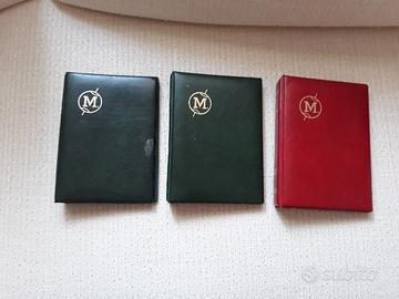 2 raccoglitori ad anelli per monete