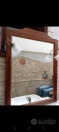 Mobile con lavabo specchio bagno