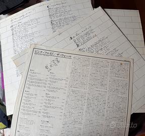 Lp The wall Pink Floyd stampa  giapponese