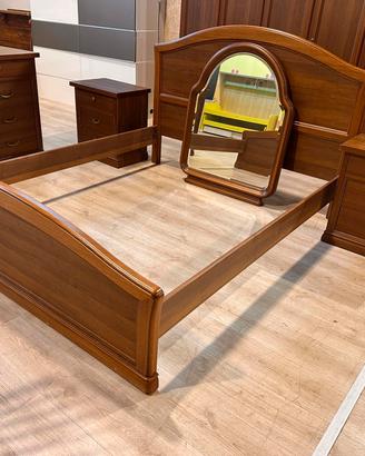 Completo letto color noce