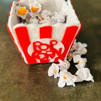 Contenitore pop corn pannolenci gioco cucina