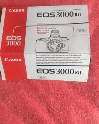 Canon EOS 3000 kit completo 