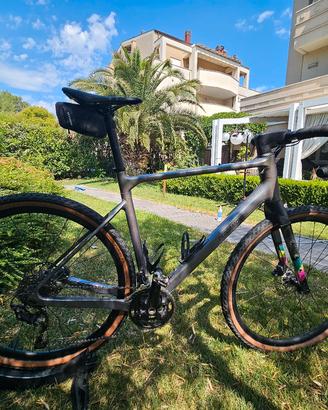 bicicletta gravel carbonio