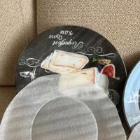 Set 6 Piatti Formaggio Easy Life in Porcellana