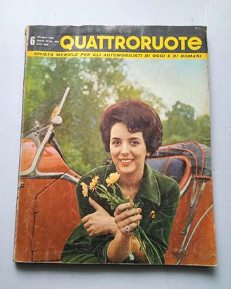 RIVISTA QUATTRORUOTE GIUGNO 1961 ANNO VI N° 66