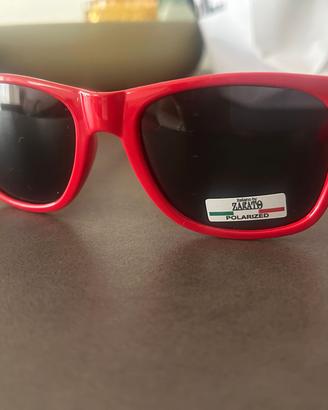 occhiali rossi da uomo