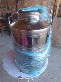 fusto in acciaio inox 18/10 alimenti e liquidi 