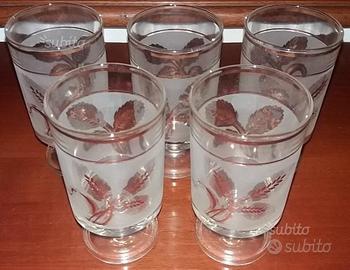 Set 5 bicchieri