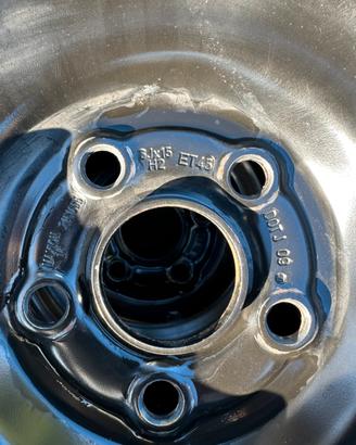 4 cerchi in acciao da 15