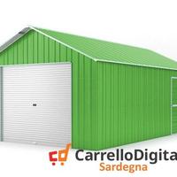 Baracca cantiere 438x724 saracinesca verde chiaro