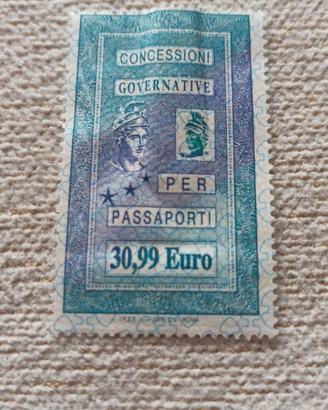 marca da bollo passaporto 