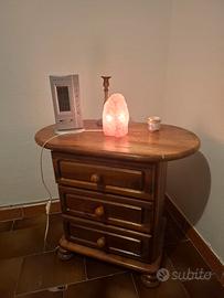 Lampada in puro  quarzo rosa