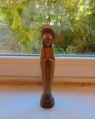 statua della Madonna in legno 