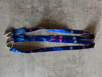 Lanyard 2 Porta badge Portachiavi Champions League
