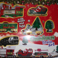 Treno trenino elettrico babbo natale led suoni