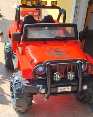 jeep per bambini 2 posti 4 wd 12v