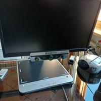 video ingranditore da tavolo per ipovedenti