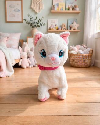 Gattina interattiva "Bianca" ,come nuova.