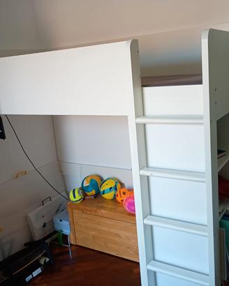 Letto soppalco Ikea Smastad senza scrivania