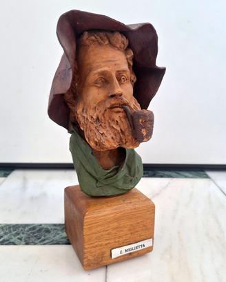 Statua Busto in cartapesta leccese Miglietta
