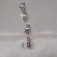 set 4 anelli acciaio inox misura 21 nuovi unisex