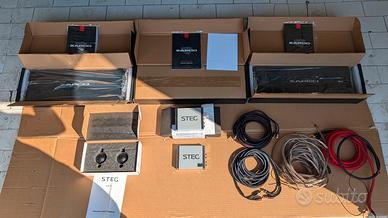 Amplificatore Zapco SQ, subwoofer gladen, adattat 