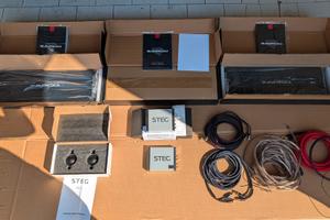 Amplificatore Zapco SQ, subwoofer gladen, adattat 