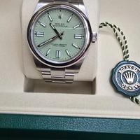 ROLEX OYSTER PERPETUAL PISTACCHIO 41MM NUOVO