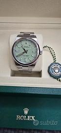 ROLEX OYSTER PERPETUAL PISTACCHIO 41MM NUOVO