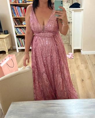 Abito elegante sera lungo