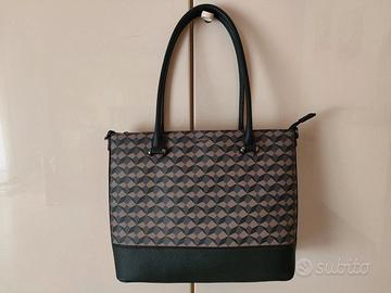 Borsa a due manici fantasia