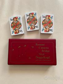 Carte da gioco ramino canasta bridge skat