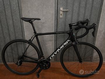 Bici da corsa Olympia 849 full carbon nera 