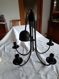 Lampadario Nero