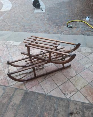 Slittini legno vintage