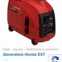 Generatore honda ex7