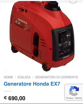Generatore honda ex7