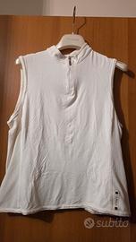 Top smanicato bianco La Perla