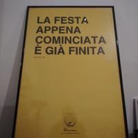 Poster Ciao Discoteca Italiana Telaio 70x100