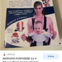 Marsupio porta bebè poupy