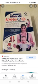 Marsupio porta bebè poupy