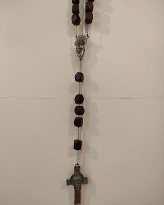 Rosario grande parete in legno