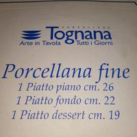 Set piatti Tognana in porcellana