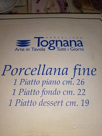 Set piatti Tognana in porcellana